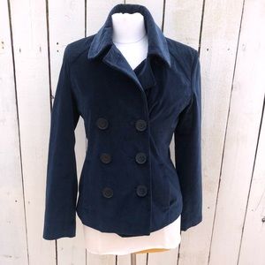 Navy blue pea coat espirit small